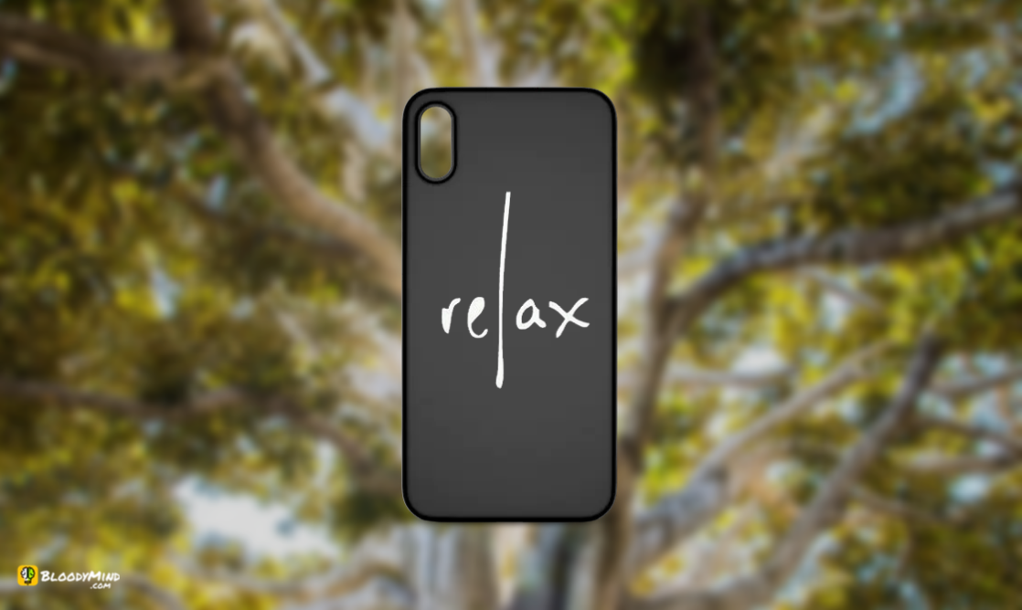 "Relax" Glossy Case Perfect Fit