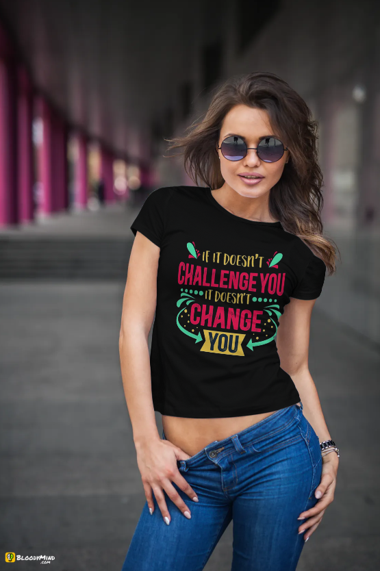 "Challenge You" Women's Premium Statement Shirt