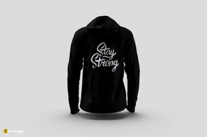 "Stay Strong" Men’s Premium Statement Hoodie