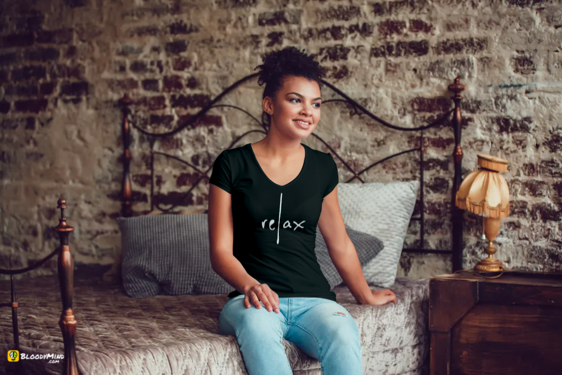 "Relax" Women's Premium Statement Shirt