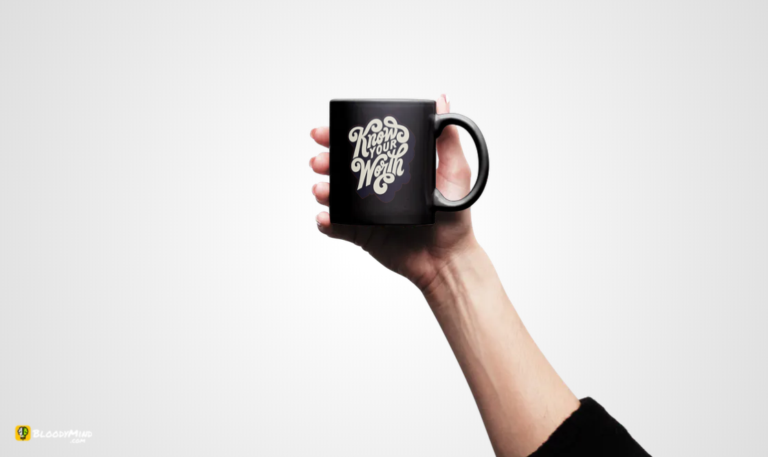 "Know Your Worth" Premium Statement Mug