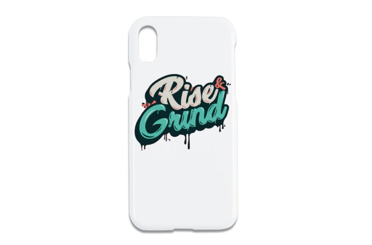 "Rise and Grind" Glossy Case Perfect Fit