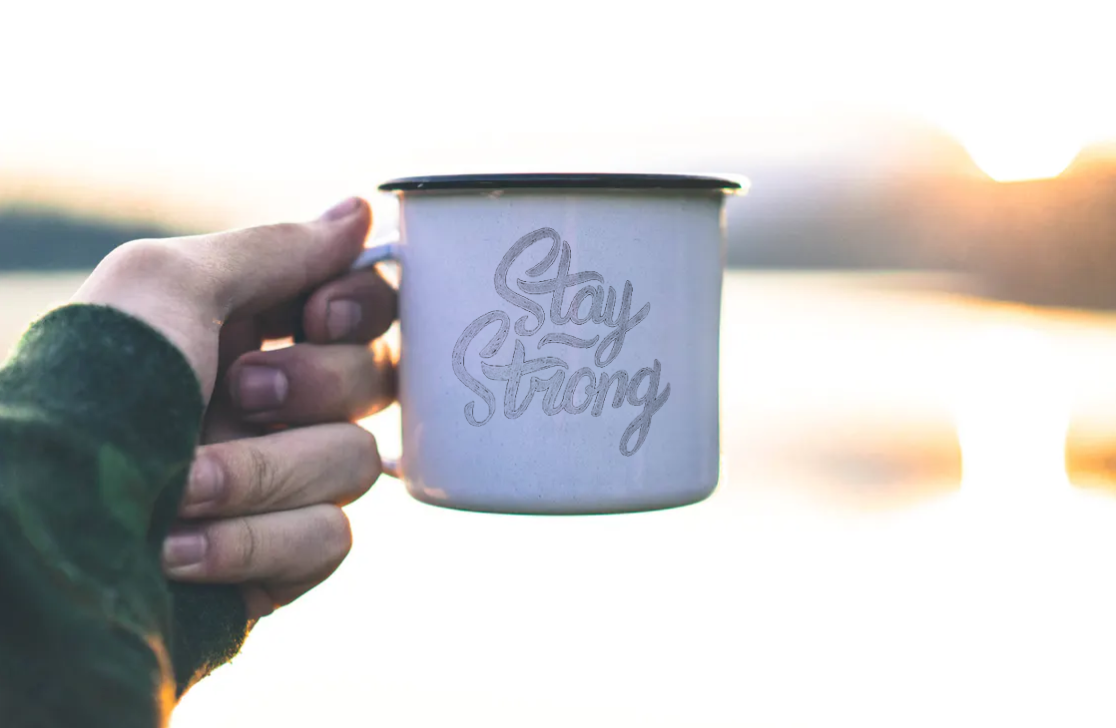 "Stay Strong" Premium Statement Mug