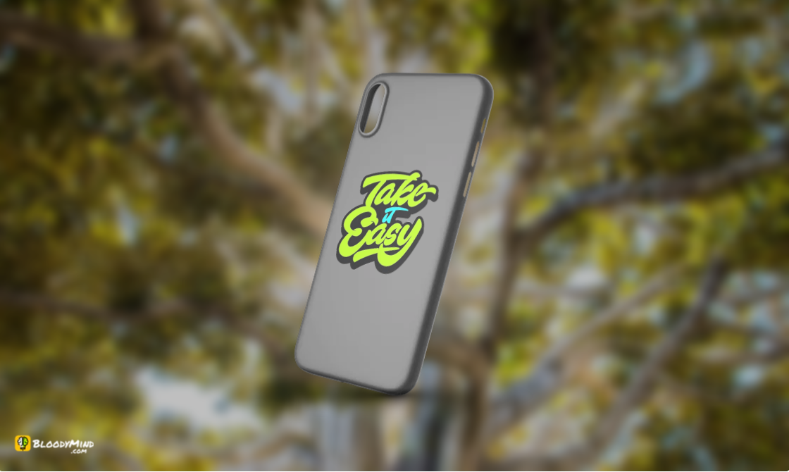 "Take It Easy" Glossy Case Perfect Fit