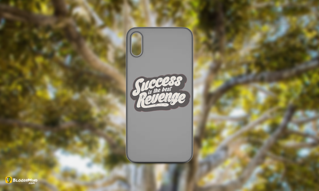 "Success Is Revenge" Glossy Case Perfect Fit