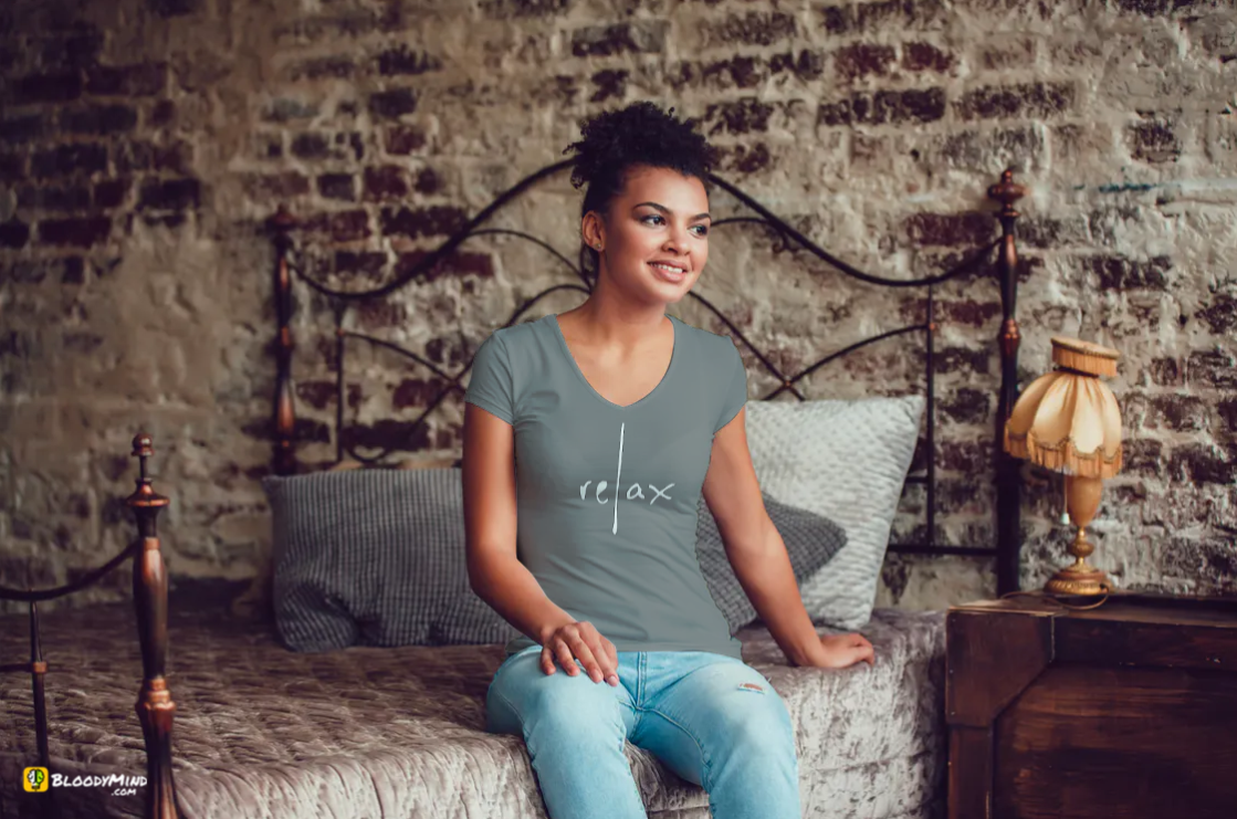 "Relax" Women's Premium Statement Shirt