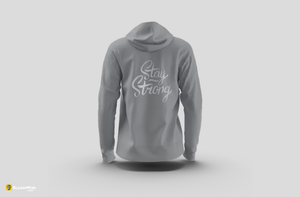 "Stay Strong" Men’s Premium Statement Hoodie