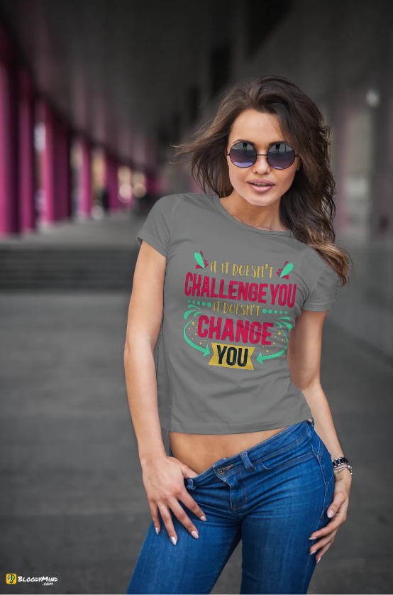 "Challenge You" Women's Premium Statement Shirt