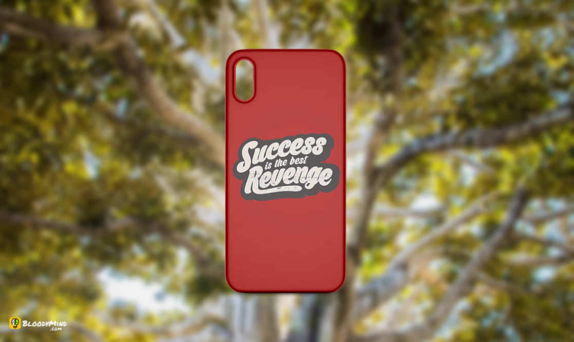 "Success Is Revenge" Glossy Case Perfect Fit