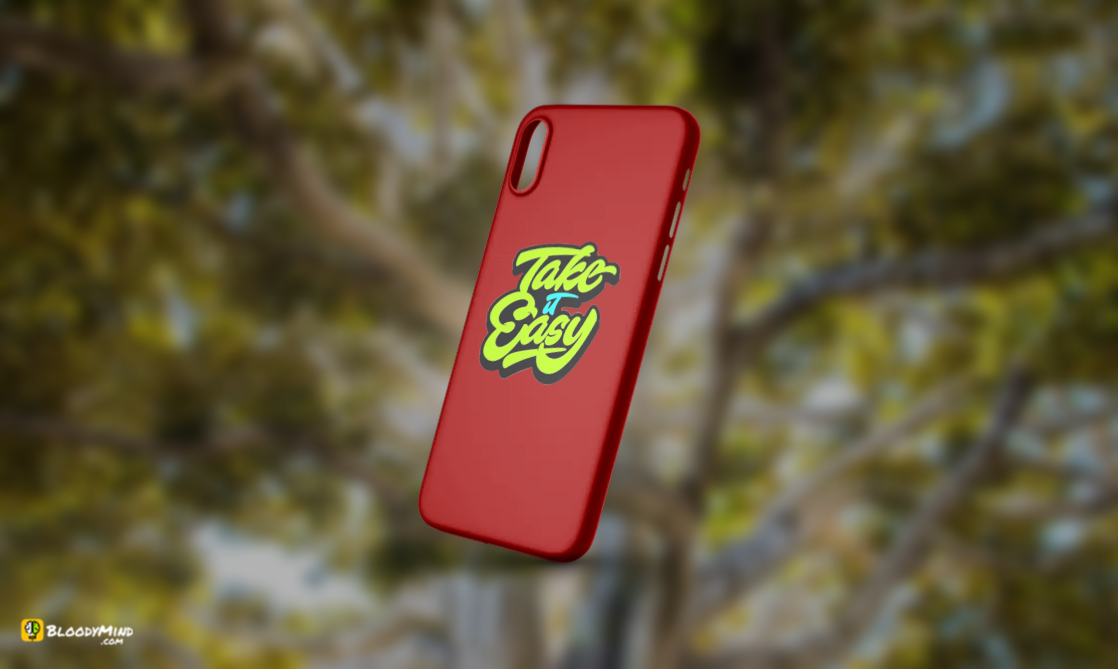 "Take It Easy" Glossy Case Perfect Fit