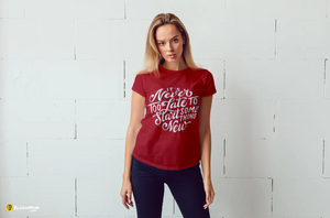 "Never Too Late" Women's Premium Statement Shirt