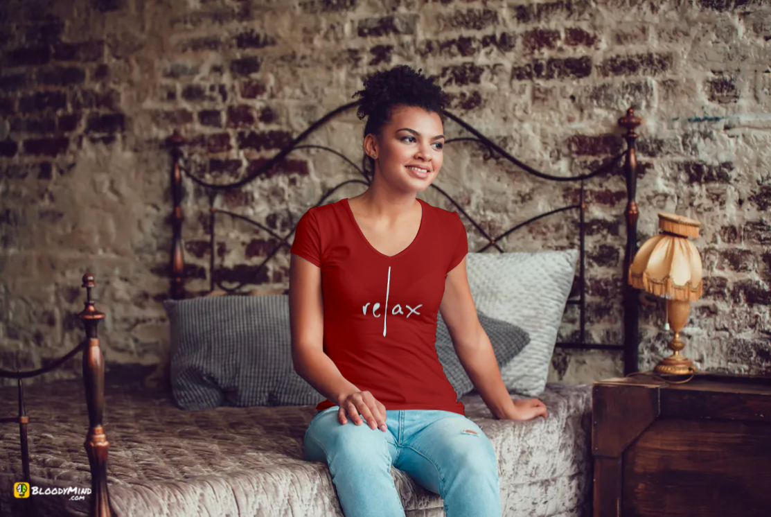 "Relax" Women's Premium Statement Shirt