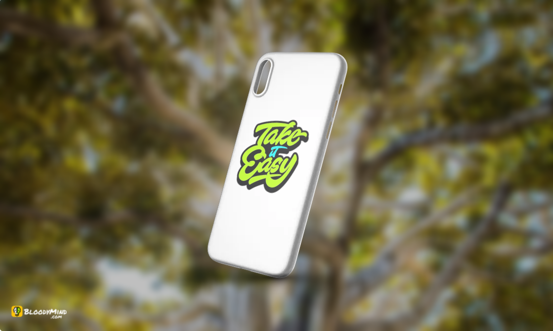 "Take It Easy" Glossy Case Perfect Fit