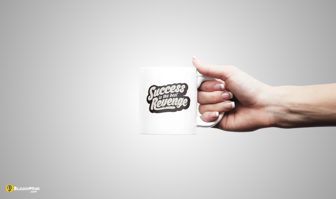 "Success is Revenge" Premium Statement Mug