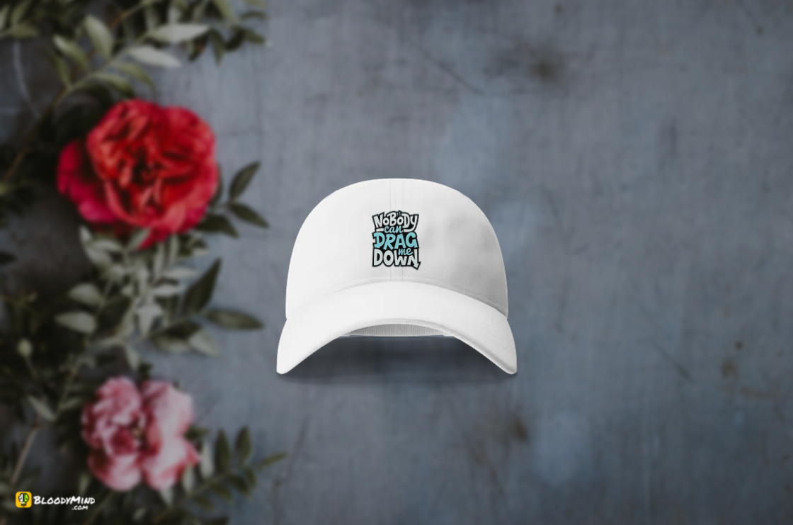 "Nobody Can Drag Me Down" Baseball Cap