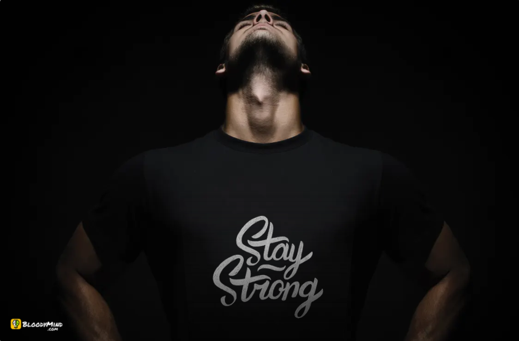 "Stay Strong" Men's Premium Statement Shirt